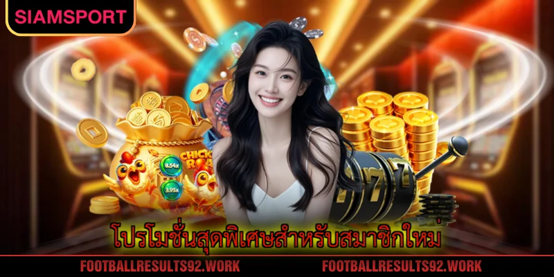 โปรโมชั่นสุดพิเศษสำหรับสมาชิกใหม่